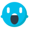 Face Screaming in Fear emoji on Mozilla